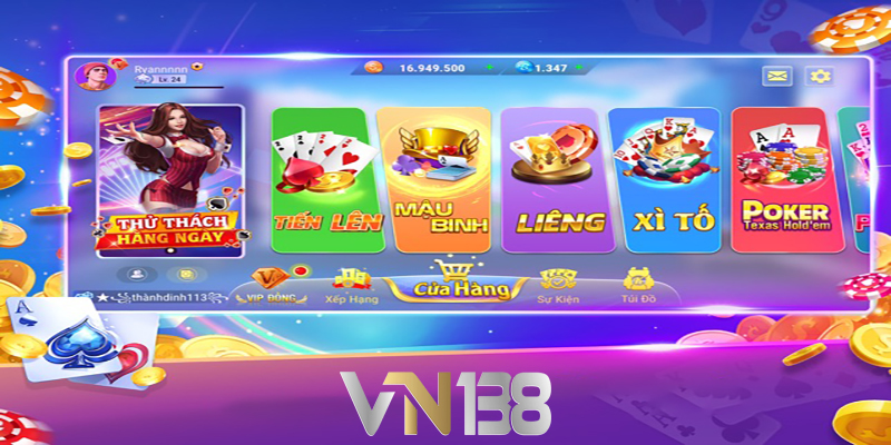 Lợi ích khi tham gia chơi game bài tại VN138